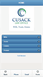 Mobile Screenshot of cusacklawoffice.com